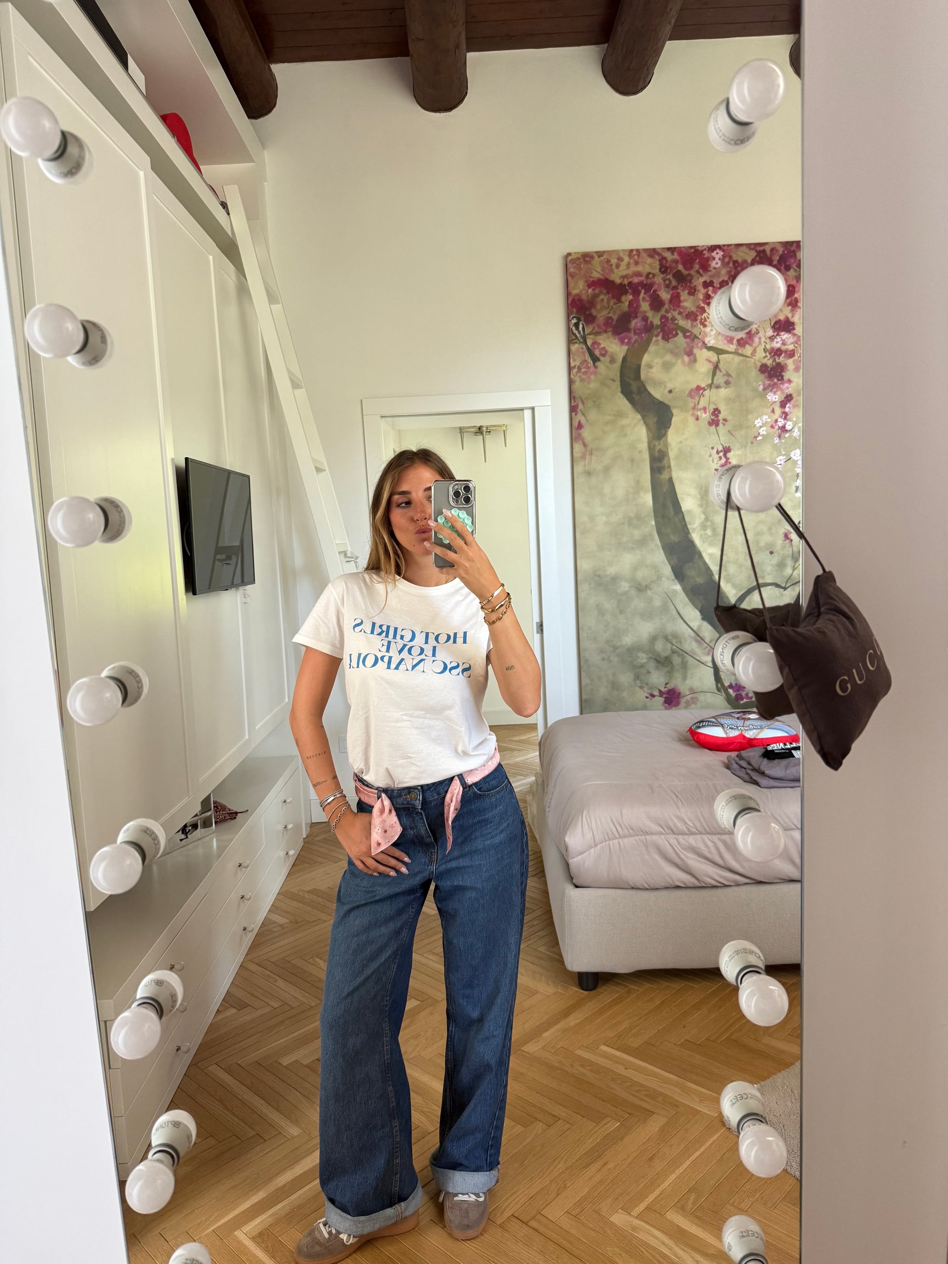 T-shirt "Hot Girls Love SSC Napoli"