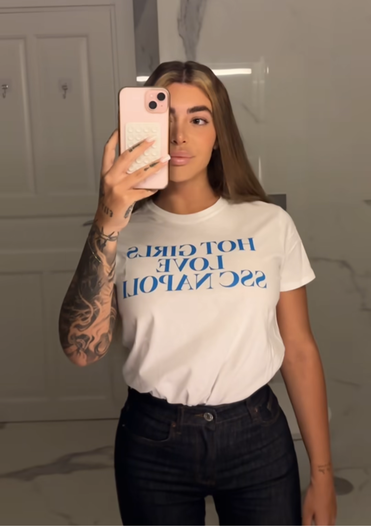 T-shirt "Hot Girls Love SSC Napoli"