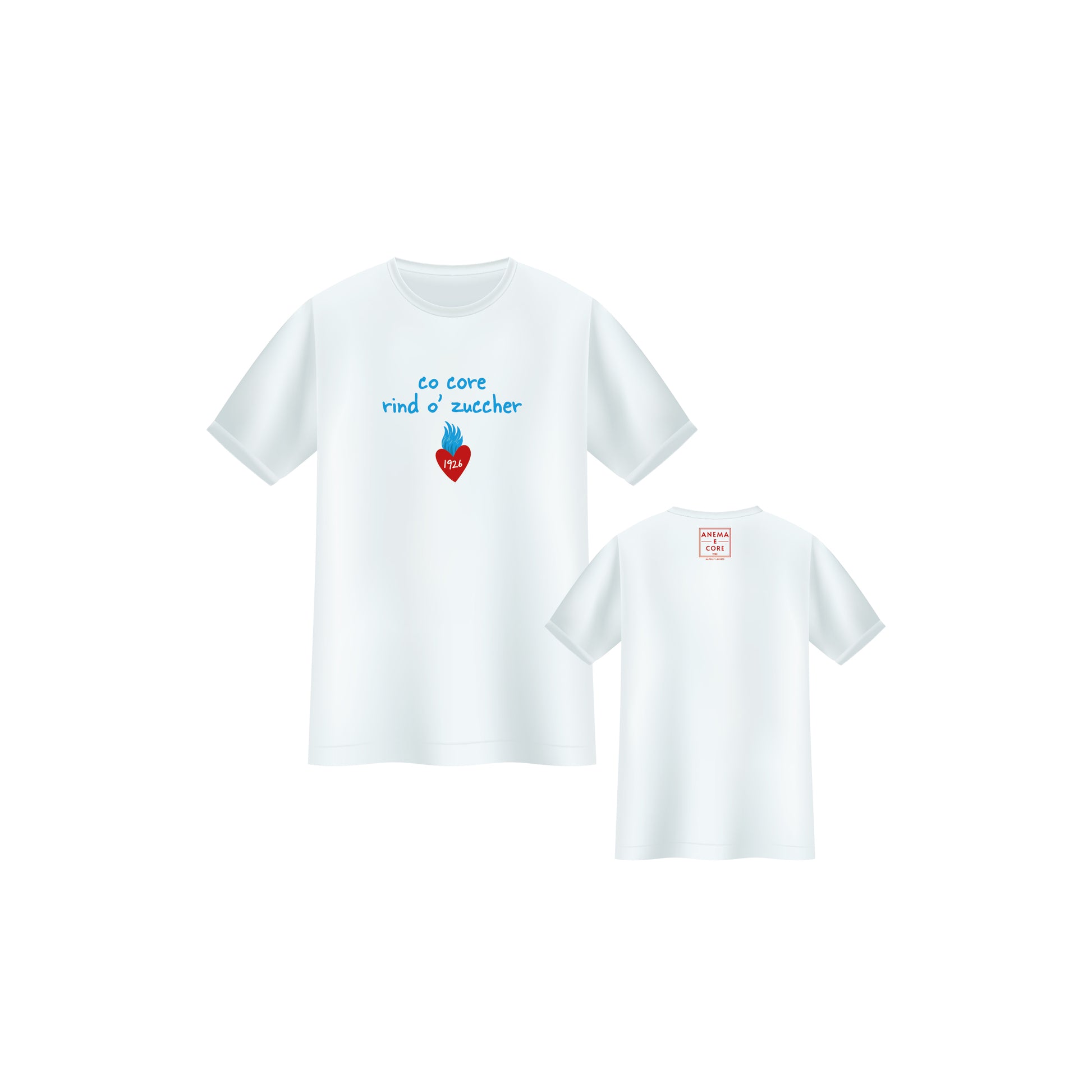 T-shirt "Co cor rind o' zucchero"
