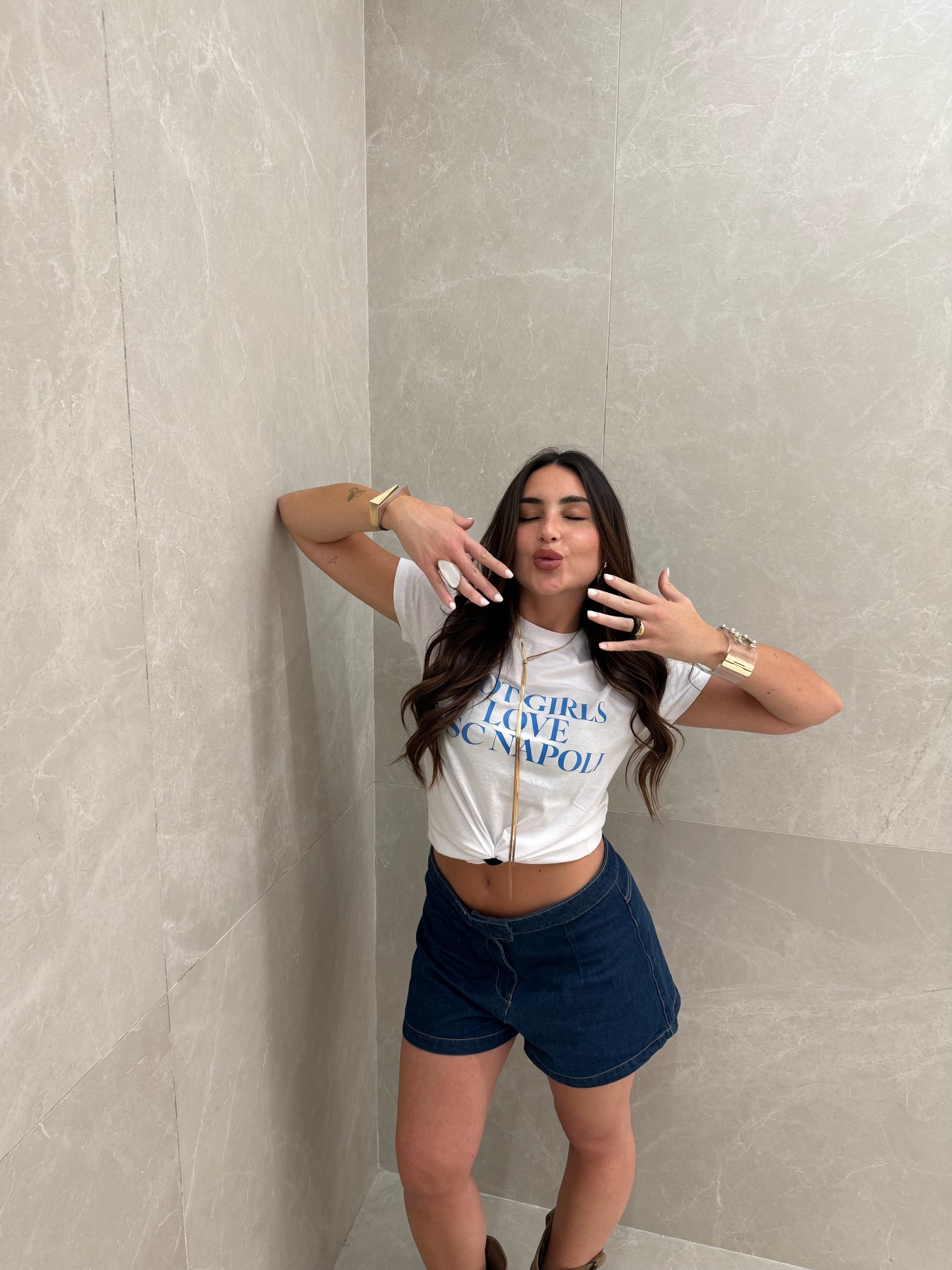 T-shirt "Hot Girls Love SSC Napoli"